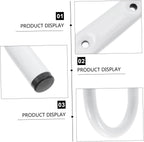  Angoily De Rangement Pour Garage - Porte-outils Mural Utilitaires En Fer Pour Échelles 1 Pièce