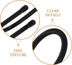  VALICLUD Lot De 6 Crochets Pour Clôture En Plastique Noir, Support Résistant Pour Accessoires De Piscine Et Outils, Pour Piscines Et Jardins, Gain De Place Assuré