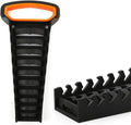  Porte-outils Multi-fentes Pour Clés à Cliquet - Rangement Des Outils - En Plastique - Rails - Plateau Pour La Maison Et Les Espaces De Travail - Garage - Support D'outils De Réparation De Voiture