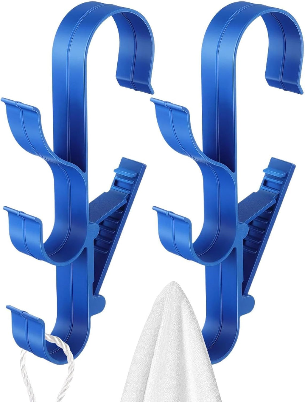 Support De Crochets De Piscine – Support De Piscine Robuste De 30,5 X 13 Cm, Support Mural Pour équipement De Piscine, Organiseur Authentique Au Bord De La Piscine, Crochet Multifonction Pour Filets