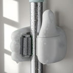  Broom Wall Mount, Mop Storage Clip Rack, Heavy-Duty Wall-Mounted Organizer, Non-Slip Multifunctional Tool Holder For Garden Tools, Trimmer, Shovel, Rake, 3.15x2.83x2.36 Inches