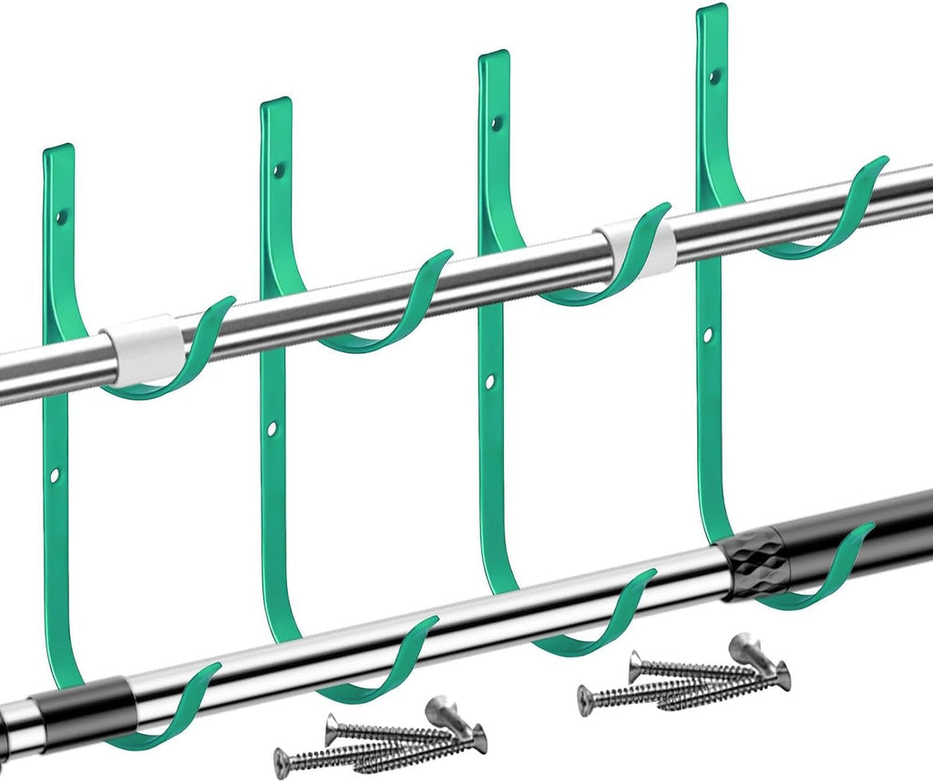  Generisch Crochet De Piscine Pour Barres | Rangement Multifonction Sur Le Bord De La Piscine | Support Skimmer De Piscine - Pour Râteaux, Filets De Skimmer, Rampes Murales, Barres Télescopiques