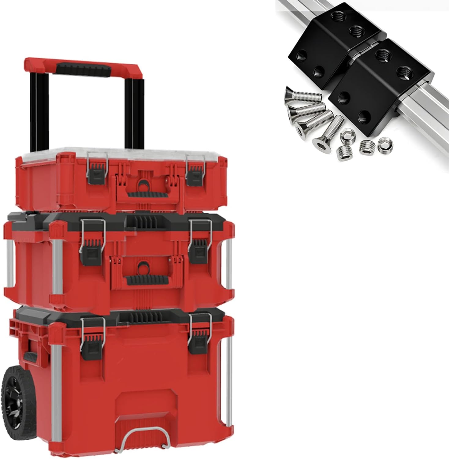  Supports De Montage Sur Rails, Supports, Pinces De Support, Y Compris Tout Le Matériel Pour Une Installation Facile, Systèmes De Rail, Pince
