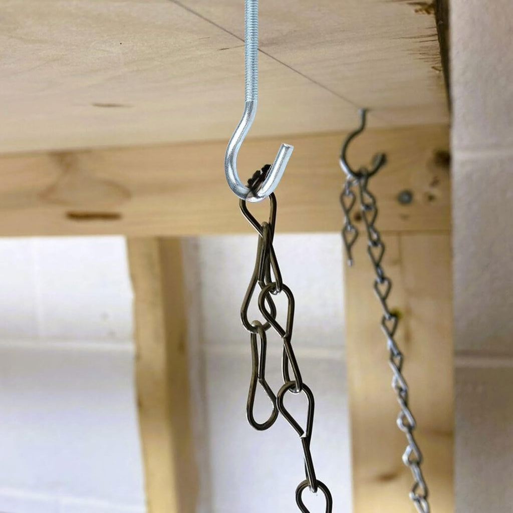  Crochets De Plafond Pliables à Ressort En Acier Carbone Avec Manchon Papillon Pour Une Fixation Sûre Et Une Utilisation Efficace De L'espace Dans Les Maisons