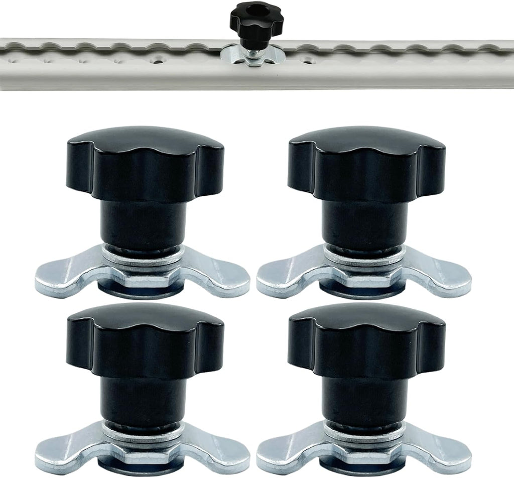  Rail De Piste L - Raccord à Filetée - Rail De Serrage Ergonomique - Matériel De Rechange - Accessoires De Rails Multi-usages Pour Camions, Voitures, Garages, Avions, Entrepôts, Remorques
