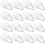  Cabilock 50 Pièces Crochet à Disque Crochet Plafond à Ressort Pour Plaque De Plaque Murale Pour Laffichage Cintres Muraux En E S Assiette Planche Collante Plastique