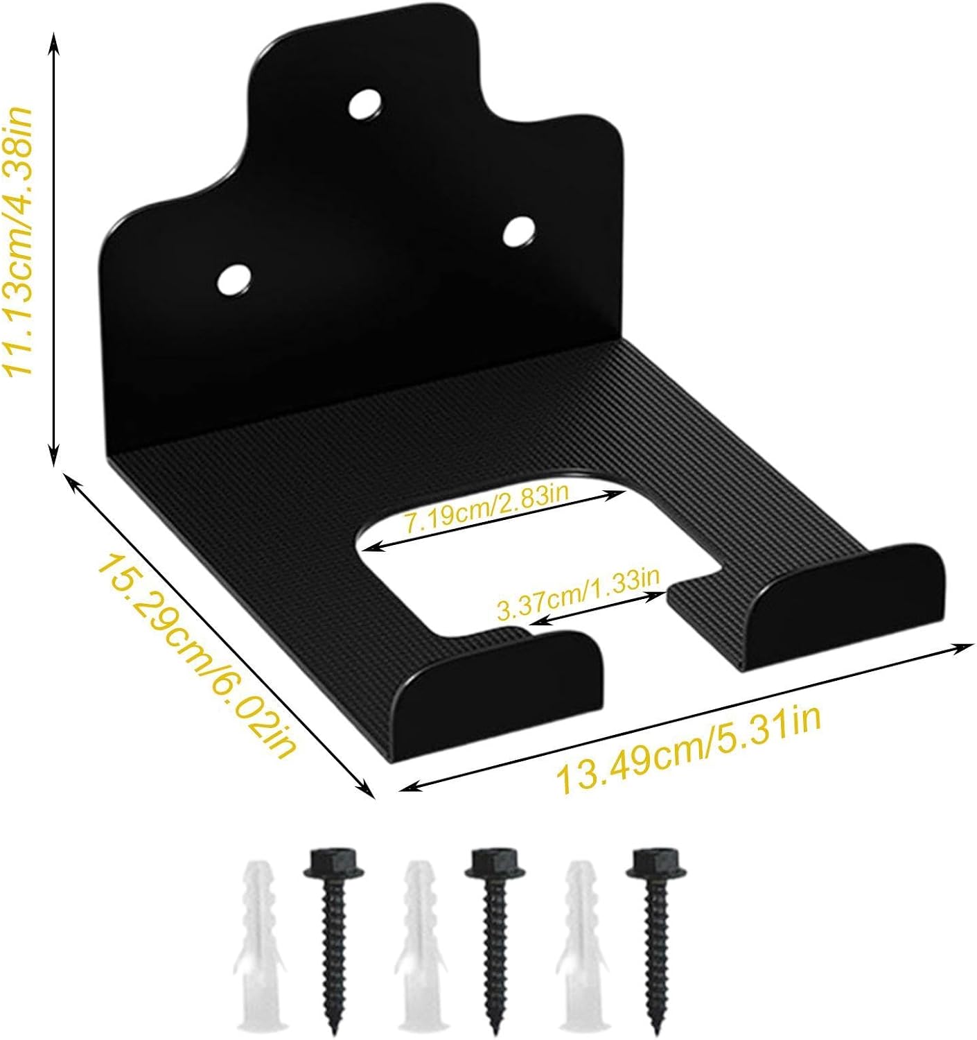 GENERIC Support Mural Robuste Pour Débroussailleuse | Support De Rangement Pour Débroussailleuse De Garage | Pour Intérieur Ou Extérieur, Jardin, Ferme, Sous-sol, Pelouse, Pelle, Râteau, Balai, Câble De