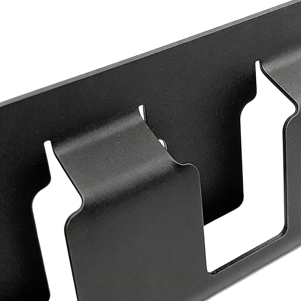 GENERIC Organiseur De Piles Mural En Acier Massif Robuste à 4 Emplacements – Support Mural Pour Piles 18 V, Pour Salon, Chambre à Coucher, étude, Garage, Maison, Bureau, Intérieur