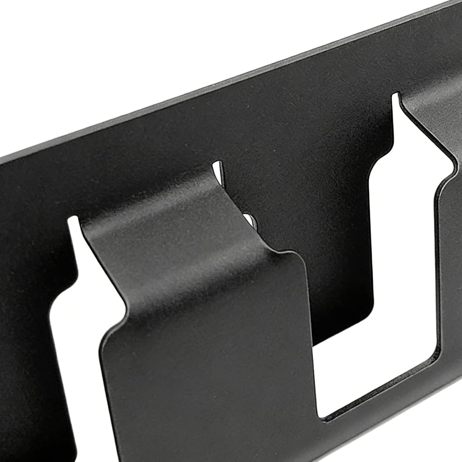 GENERIC Organiseur De Piles Mural En Acier Massif Robuste à 4 Emplacements – Support Mural Pour Piles 18 V, Pour Salon, Chambre à Coucher, étude, Garage, Maison, Bureau, Intérieur