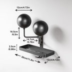  Porte-casaque De Moto, Support De Casque De Moto À 180 °, Porte-casqueur En Métal Rotatif, Larges Applications, Facile À Installer, 30 Cm, Pour Les Moteur De Matériel D'équipement Club Bike Shop Man C