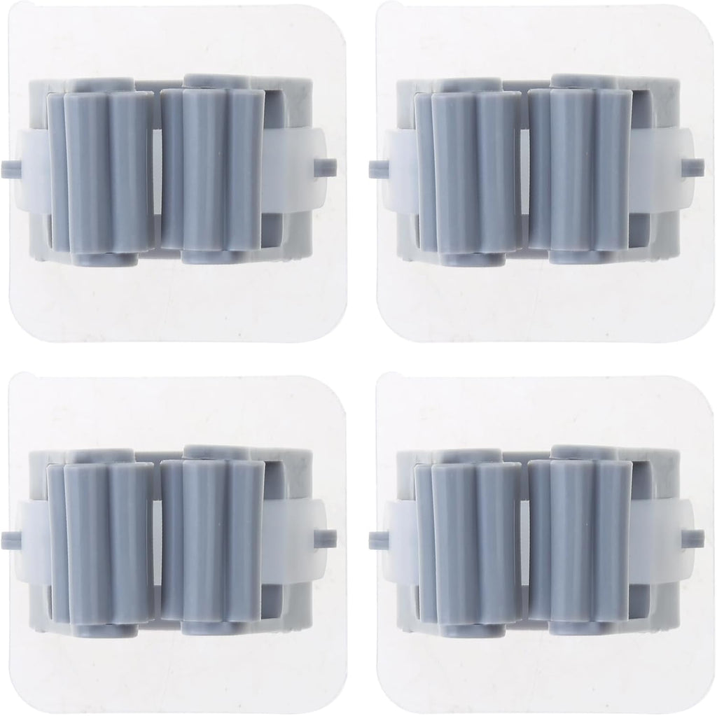  Lot De 4 Supports Muraux Pour Balai Et Balai Auto-adhésifs