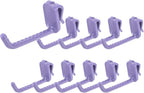  Sourcing Map Lot De 10 Crochets Muraux En Plastique Pour Panneau Mural De 7,6 Cm, Crochets D'étagère Pour Garage, Magasin, Entrepôt, Magasin, Maison, à Suspendre, Rose