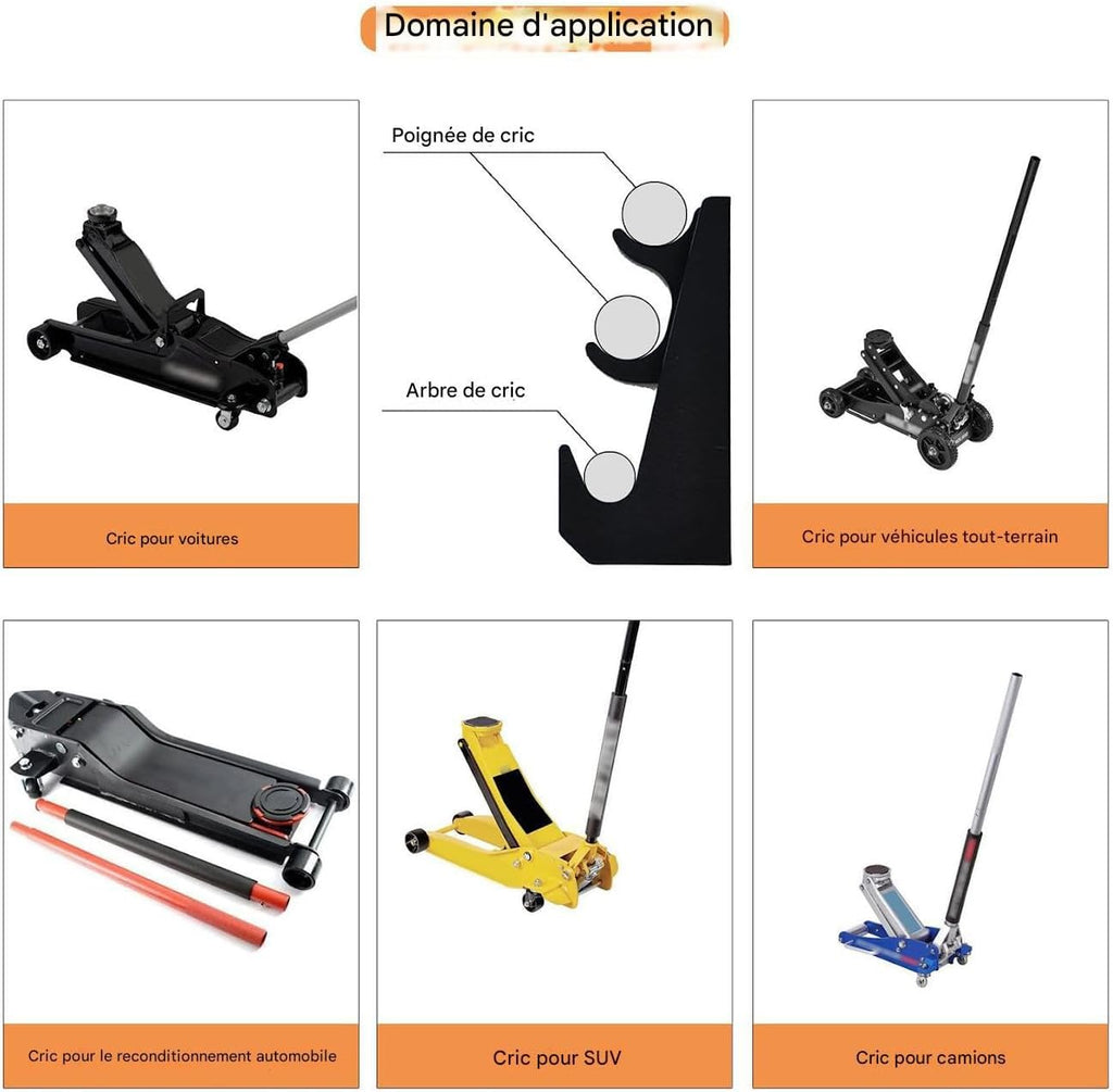  Support De Cric De Sol,Organisateur Robuste Gain De Place,Porte-Supports Pour Cric Hydraulique Roulant | Pour Garage Atelier Abri Maison Salle D Outils Local De Réparation Mécaniciens