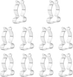  Lot De 10 Clips Muraux Pour Un Rangement Efficace - Clips à Ressort Robustes Pour Organiser Les Outils De Garage Et Les Râteaux (50 Mm)