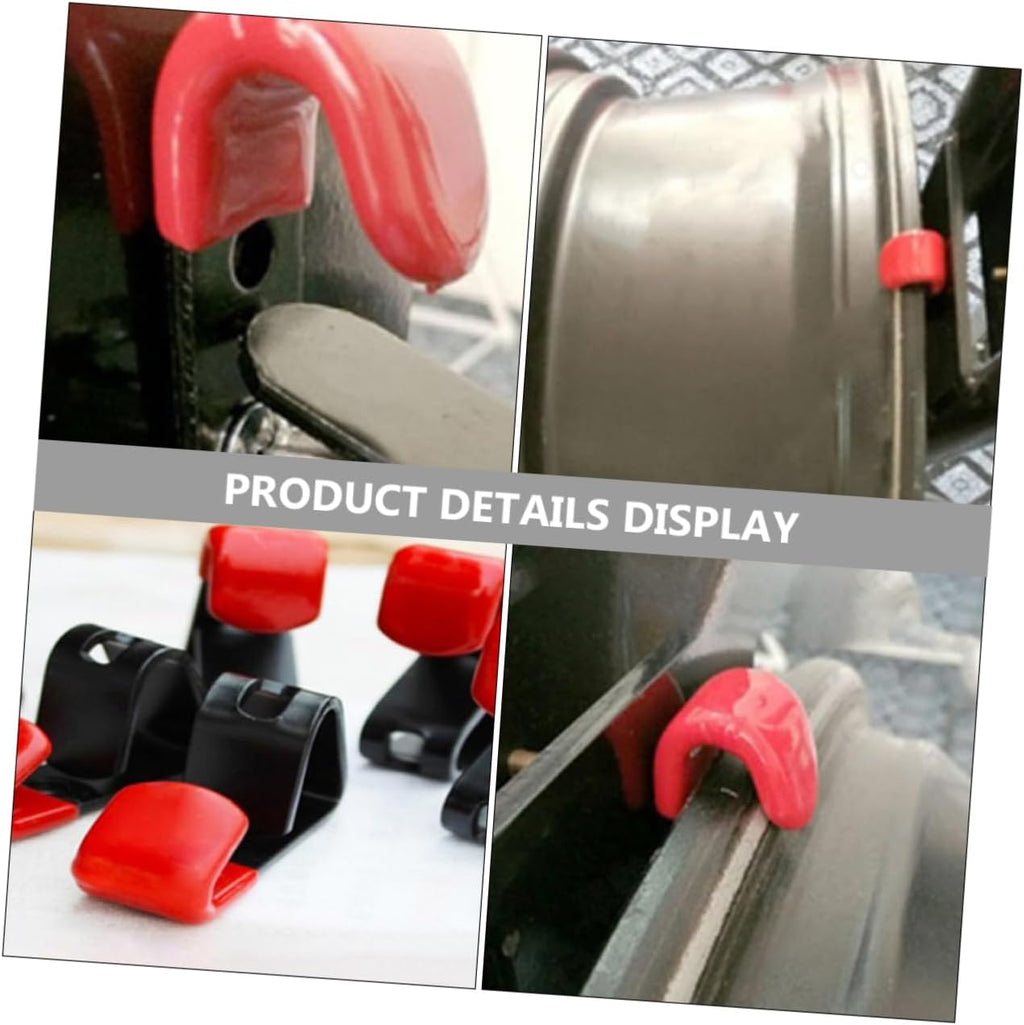  Gatuida 5 Pièces Support Mural Pour Jantes Aluminium Crochets Pour Affichage De Roues Et Moyeu Étagère De Durable Et Facile à Installer Accessoire Auto Pour Atelier Et Magasin Rouge Noir