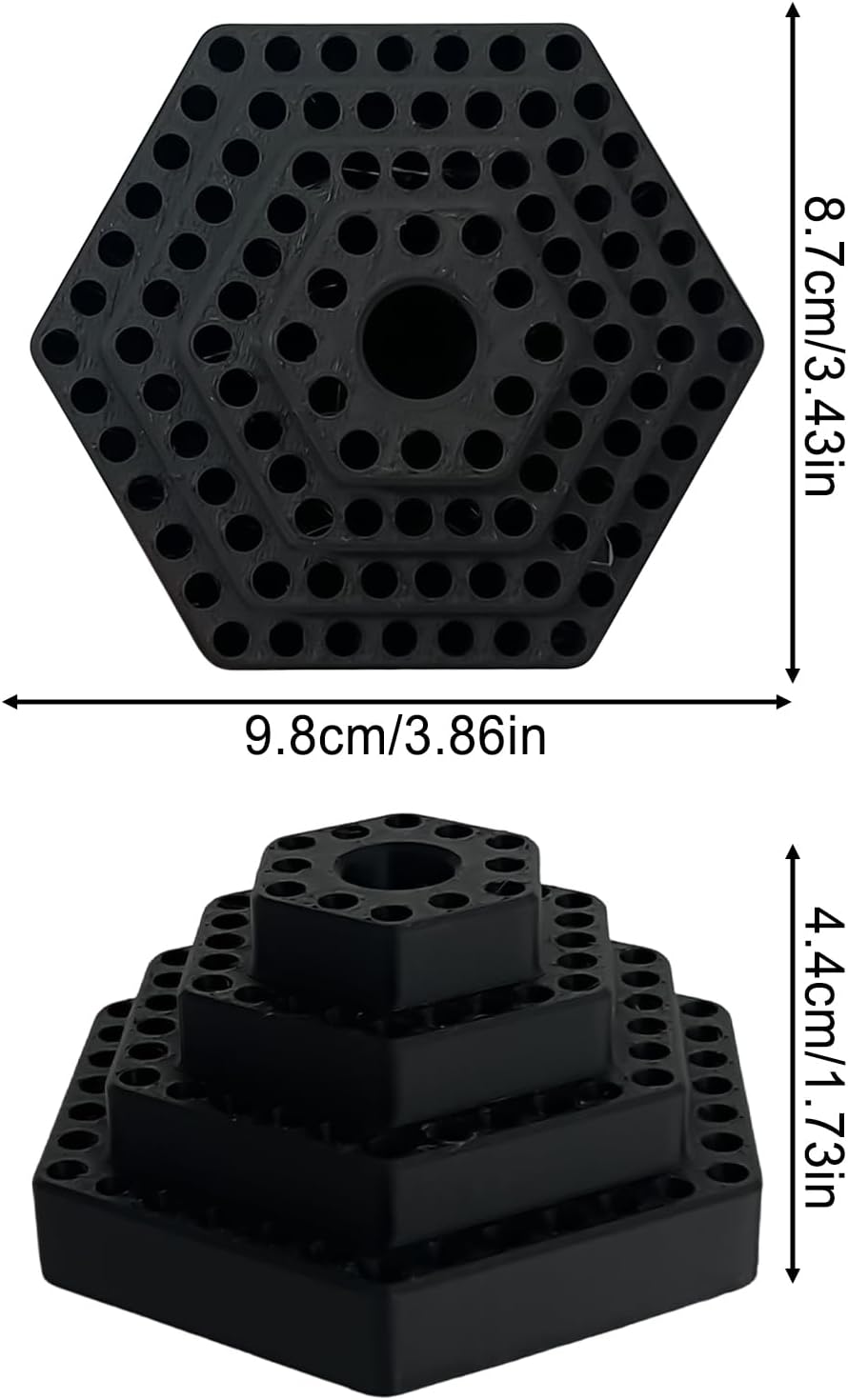 GENERIC Porte- Pour Perceuse | Étagère De Rangement Pour Extensions De 4,8 Mm – Organiseur De Forets | Pour Garage, Travail Du Bois, Outils électriques, Construction, Cloison Sèche, Charpentier