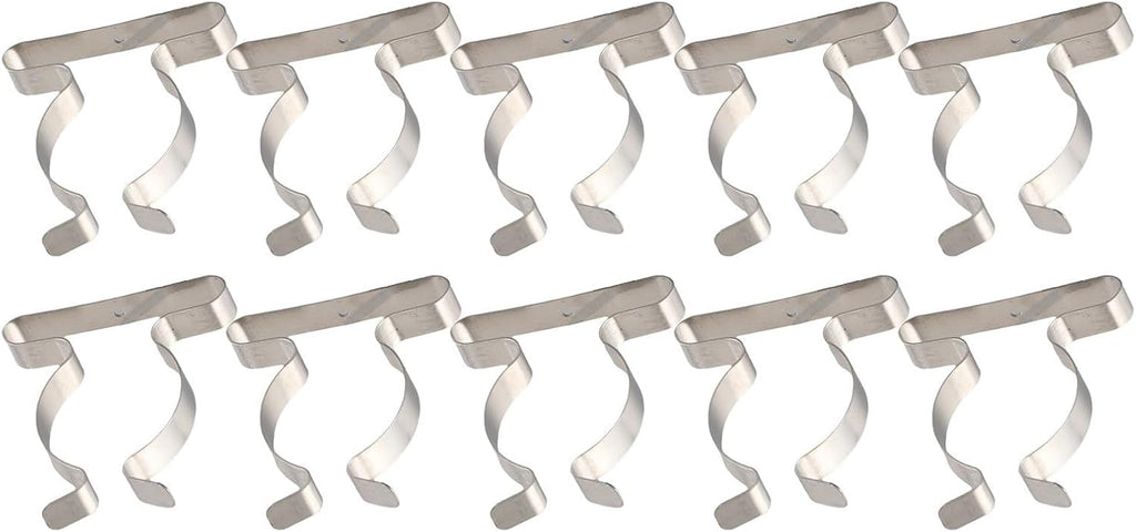  Lot De 10 Clips Muraux Pour Un Rangement Efficace - Clips à Ressort Robustes Pour Organiser Les Outils De Garage Et Les Râteaux (50 Mm)