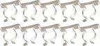  Lot De 10 Clips Muraux Pour Un Rangement Efficace - Clips à Ressort Robustes Pour Organiser Les Outils De Garage Et Les Râteaux (50 Mm)