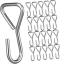  Gatuida Fixation Sécurisée En Acier Inoxydable 50 Crochets Robustes Et Design Élégant 28mm, Accessoires Pour Voiture Intérieure Pour Housse De Siège Auto