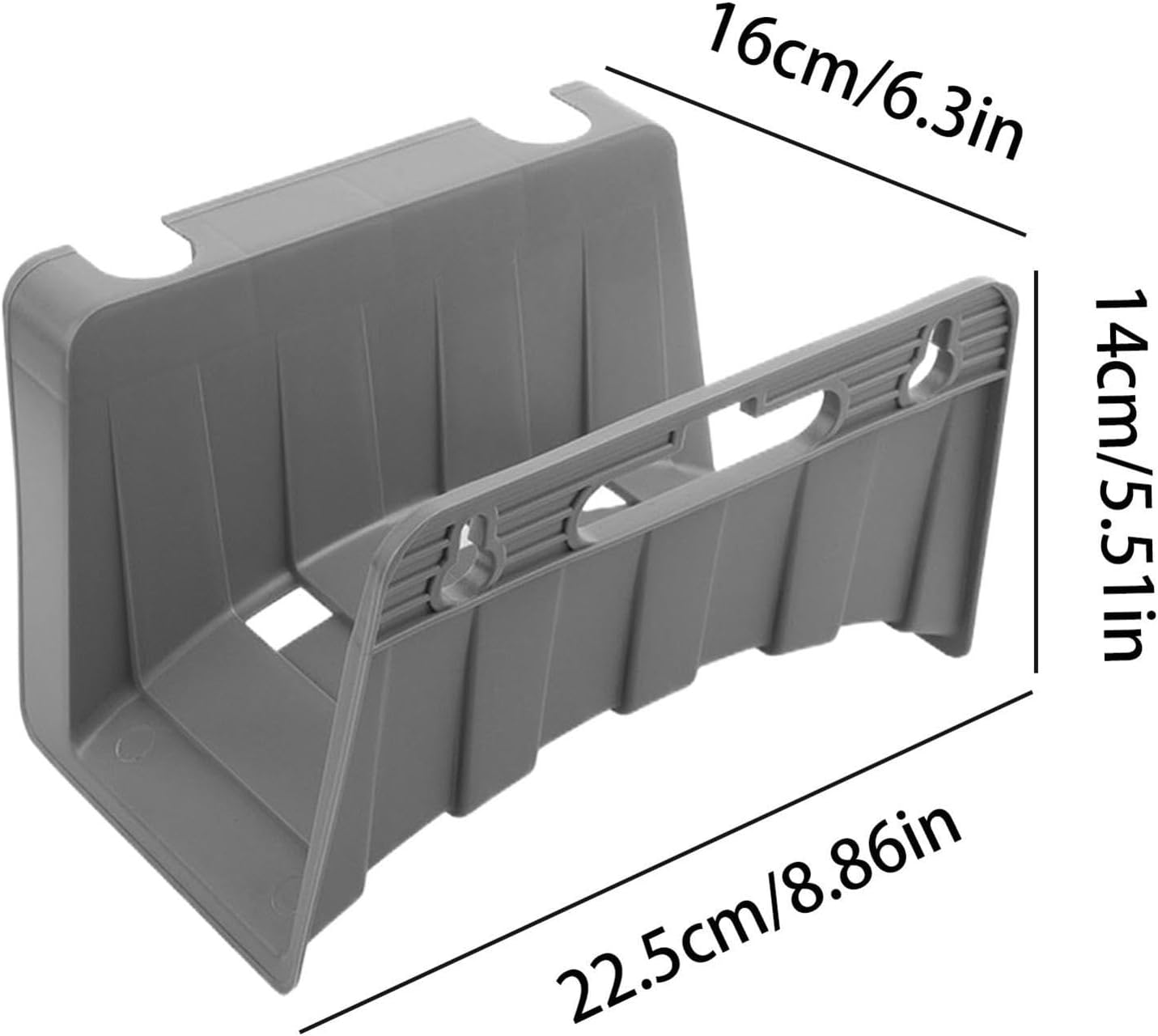GENERIC Porte-Tuyau Mural, Support Mural Robuste | Rangement Pour Tuyau De Jardin - Le Tube Robinet Buse Terrasse Plomberie Rail Clôture Maison Piscine Camping-Car Balcon Garage