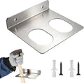GENERIC Support De Rangement Mural Pour Outils | Organisateur à Double Fente En Acier Inoxydable,avec Vis Pour Outils Montage Mural - Pour Le Travail Du Bois Dans Le Garage Atelier Studio Et Aussi Dans Le