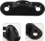  Ciieeo 4pièces Crochets Muraux Acier Inoxydable Lot De Crochets U Et Plaques à Oeil Pour Fixation Mural Et Plafond Supports Robustesse Pour Suspension Lourd Pour Ventilateurs Sacs