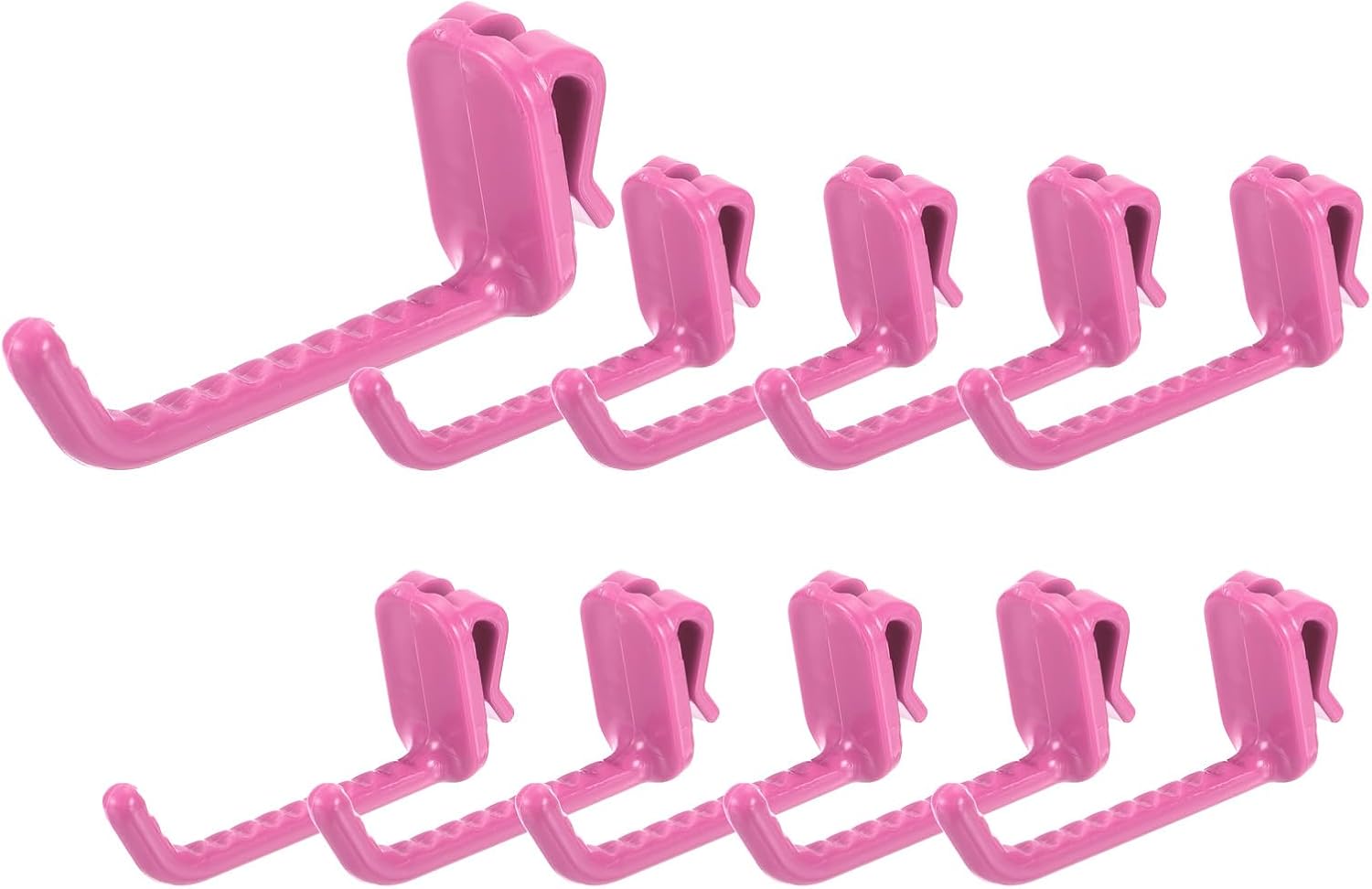  Sourcing Map Lot De 10 Crochets Muraux En Plastique Pour Panneau Mural De 7,6 Cm, Crochets D'étagère Pour Garage, Magasin, Entrepôt, Magasin, Maison, à Suspendre, Rose