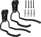  Générique Porte-Outils De Jardin Mural | Noir Antirouille,Jardin - Gain De Place Polyvalent Rangement Atelier Garage Maison Avec Crochets