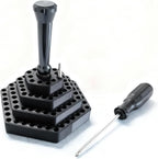  Générique Porte-de Tournevis Avec Rangement | Organisateur Pour Hexagonaux 4.8 Mm,Support D'de Vis | Pour Garage, Travail Du Bois, Outils Électriques, Construction, Placoplâtre, Charpentier, Maison