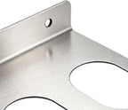 GENERIC Support De Rangement Mural Pour Outils | Organisateur à Double Fente En Acier Inoxydable,avec Vis Pour Outils Montage Mural - Pour Le Travail Du Bois Dans Le Garage Atelier Studio Et Aussi Dans Le
