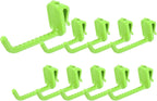  Sourcing Map Lot De 10 Crochets Muraux En Plastique Pour Panneau Mural De 7,6 Cm, Crochets D'étagère Pour Garage, Magasin, Entrepôt, Magasin, Maison, à Suspendre, Rose