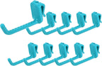 Sourcing Map Lot De 10 Crochets Muraux En Plastique Pour Panneau Mural De 7,6 Cm, Crochets D'étagère Pour Garage, Magasin, Entrepôt, Magasin, Maison, à Suspendre, Rose