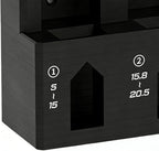  Générique Râtelier De Rangement Pour Outils - Porte-objets Mural à 6 Compartiments - Range-outils à Fixation Par Serrage | Pour Garage, Atelier, Remise, Établi, Panneau Perforé