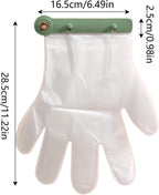  Porte-Gants Mural Avec Clip Fixation Murale | Crochets Suspendables Pour Mitaines De Salle De Bain,Organisateur Multifonction Pour Mitaines Fixation Murale Inclut 100 Gants Pour Maison Et Restaurant