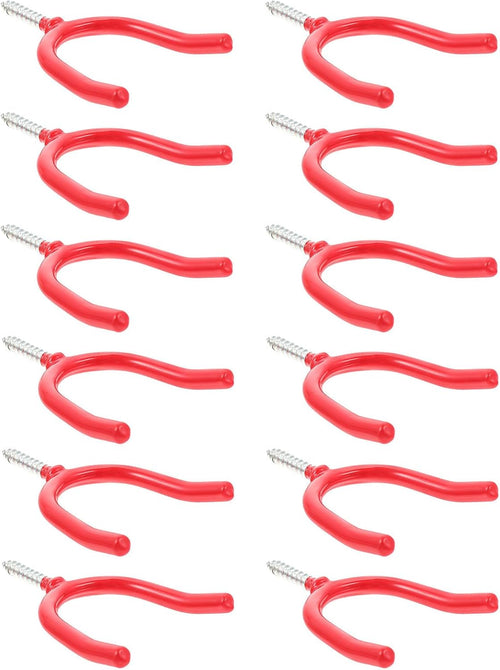  Gatuida Crochet Porte-Outils En Acier à Visser Forme Y Pour Garage, Lot De 16 Pièces, Revêtement Par Immersion, Pour Rangement D'Outils De Jardin Et Atelier