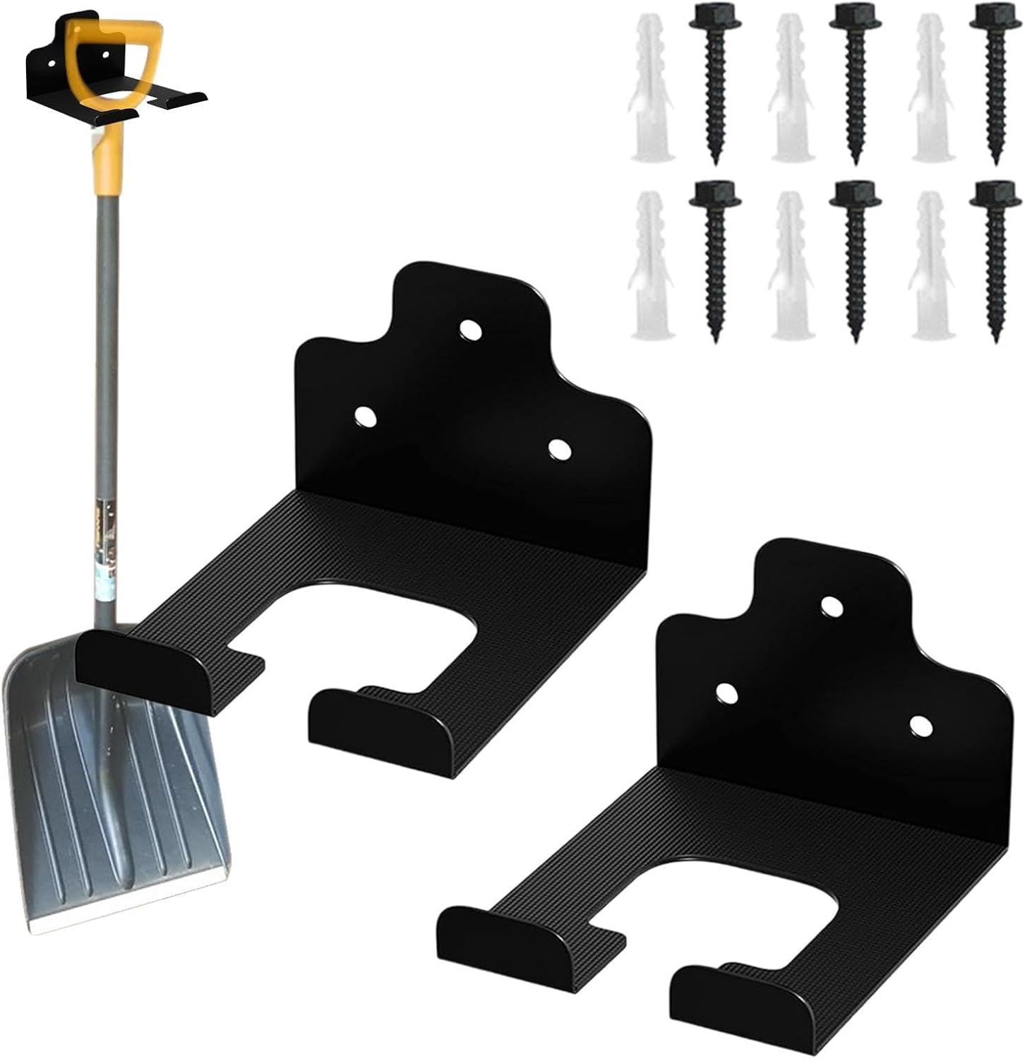 GENERIC Support Mural Robuste Pour Débroussailleuse | Support De Rangement Pour Débroussailleuse De Garage | Pour Intérieur Ou Extérieur, Jardin, Ferme, Sous-sol, Pelouse, Pelle, Râteau, Balai, Câble De