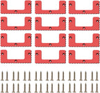  Lot De 16 Taquets De Montage Pour Système De Rangement Mural En Plastique ABS Robuste, Pour Atelier, Garage, Camion, Véhicule