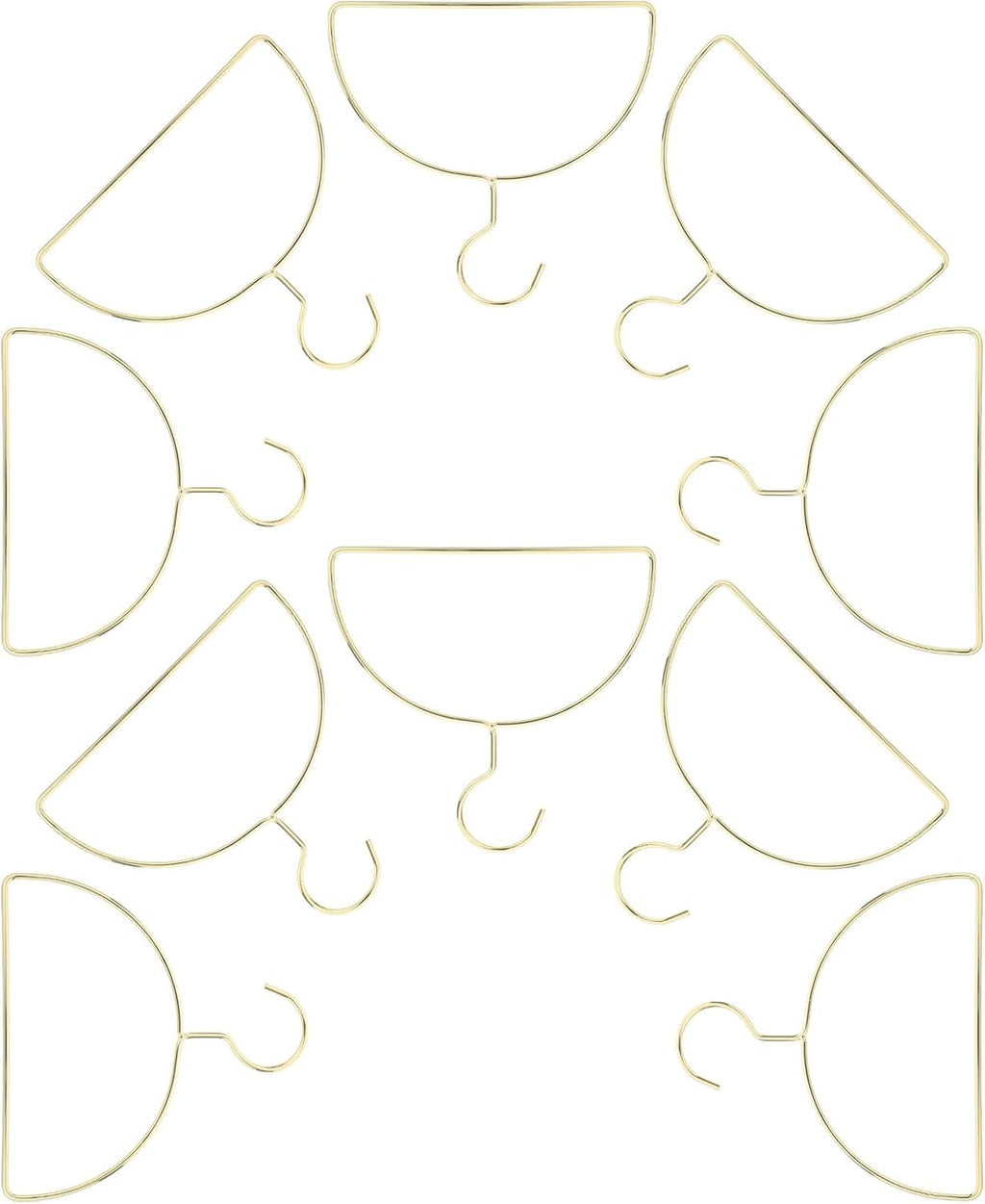  OUNONA 10pièces Cintres Métal Pour Foulards Cintres Incurvés Antidérapants Métalliques Pour Vestes Et Costumes