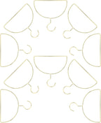  OUNONA 10pièces Cintres Métal Pour Foulards Cintres Incurvés Antidérapants Métalliques Pour Vestes Et Costumes