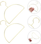  OUNONA 10pièces Cintres Métal Pour Foulards Cintres Incurvés Antidérapants Métalliques Pour Vestes Et Costumes