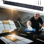  Générique Porte-Brosses De Détail - Porte-Brosses De Détail Murale à Crochets - Rack Compact Pour Outils Garage Atelier Maison Auto Nettoyage Roues Boîte à Outils Détaillants