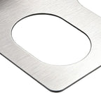 GENERIC Support De Rangement Mural Pour Outils | Organisateur à Double Fente En Acier Inoxydable,avec Vis Pour Outils Montage Mural - Pour Le Travail Du Bois Dans Le Garage Atelier Studio Et Aussi Dans Le