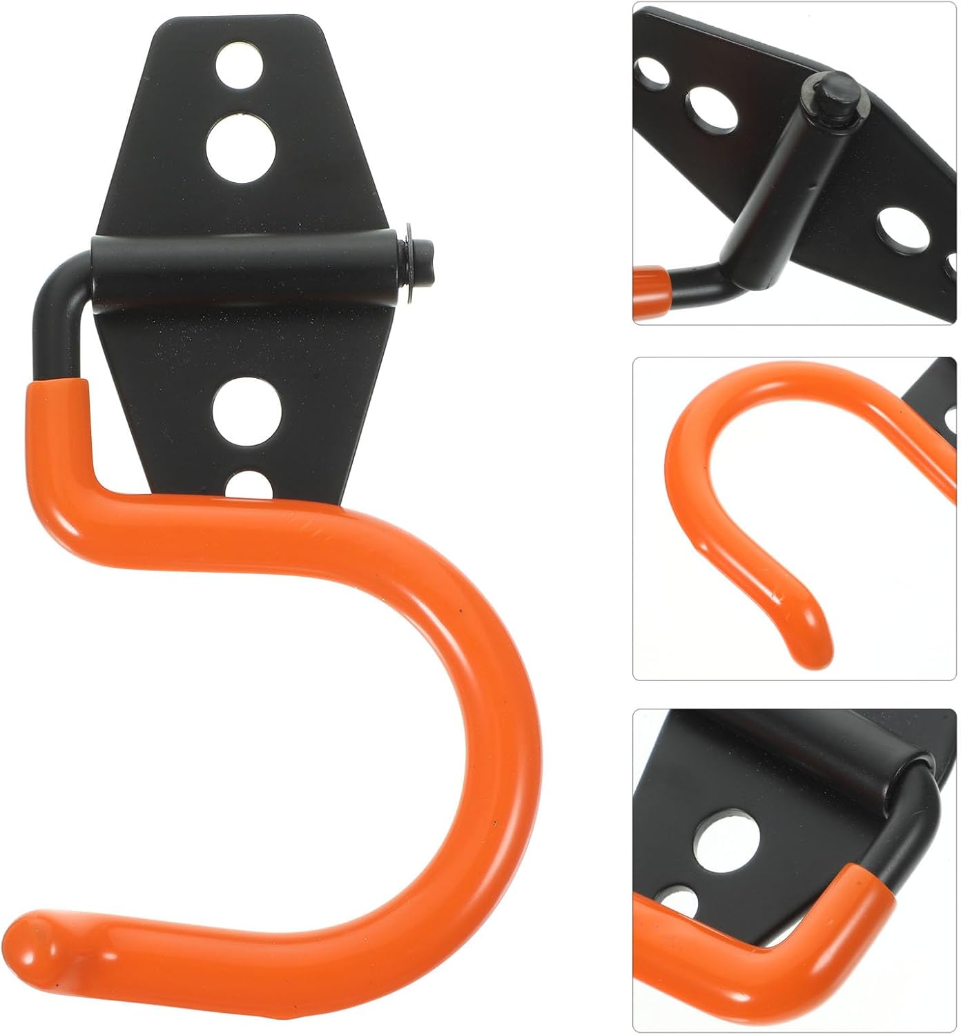  Gatuida Organisateur Outils De Jardin Mural En Fer 3pcs Crochets Robustes Épaissis Pour Garage, Facile à Installer, Support Mural Pour Pelles Et Balais