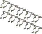  Lot De 10 Clips Muraux Pour Un Rangement Efficace - Clips à Ressort Robustes Pour Organiser Les Outils De Garage Et Les Râteaux (50 Mm)
