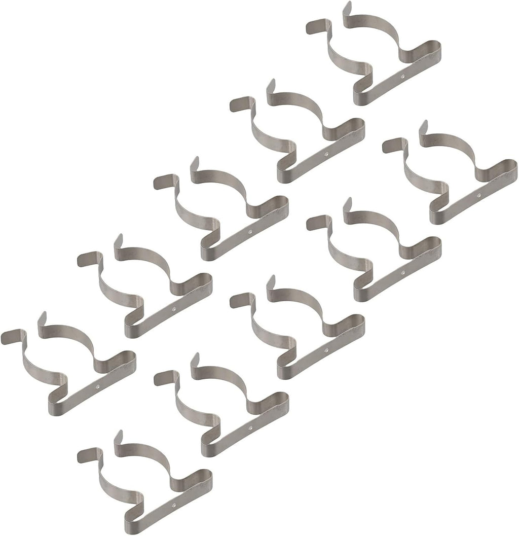  Lot De 10 Clips Muraux Pour Un Rangement Efficace - Clips à Ressort Robustes Pour Organiser Les Outils De Garage Et Les Râteaux (50 Mm)
