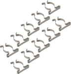  Lot De 10 Clips Muraux Pour Un Rangement Efficace - Clips à Ressort Robustes Pour Organiser Les Outils De Garage Et Les Râteaux (50 Mm)