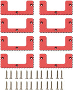  Lot De 16 Taquets De Montage Pour Système De Rangement Mural En Plastique ABS Robuste, Pour Atelier, Garage, Camion, Véhicule