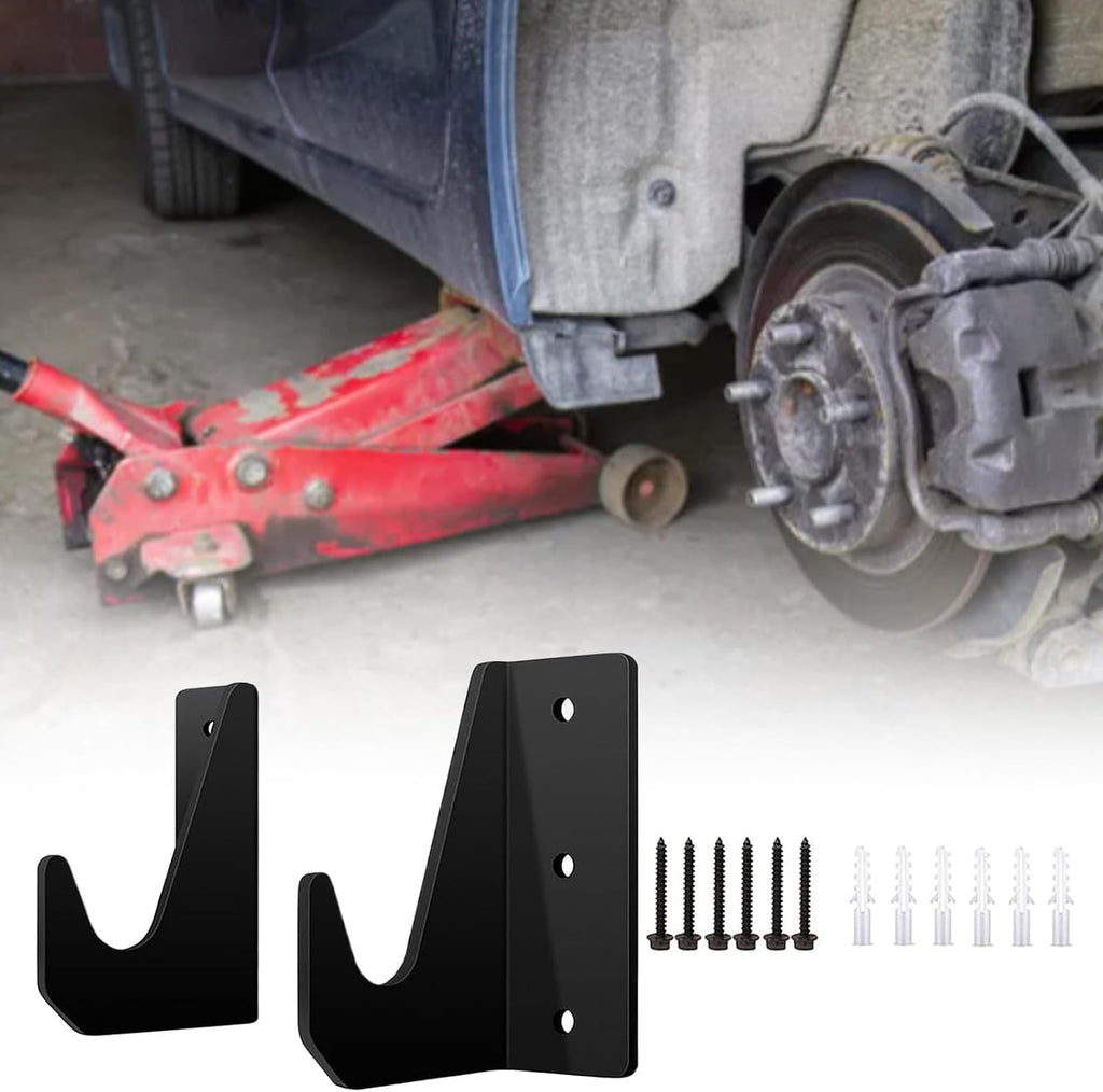 GENERIC Support Mural Pour Cric – Supports De Porte-outils De Garage En Acier, Support De Cric Hydraulique De Voiture, Organisateur De Rangement Peu Encombrant, Système De Fixation Murale Pour Ateliers