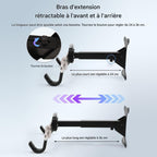  Générique Accroche-Vélo Mural | Support De Rangement Intérieur Pour Vélos,Organisateur Porte-Manteau Réglable Robuste Pour Atelier Exposition Rangement Intérieur Organisation Et Gain De Place à La