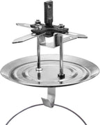  Generisch Crochet Pivotant Pour Charges - Avec Rotation - Pour Peinture De Four Et Pulvérisation, Revêtement En Poudre - Pour Bricolage, Garage, Projets De Déplacement D'objets